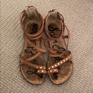 Sam Edelman Strappy Gabe Saddle Leather Sandal